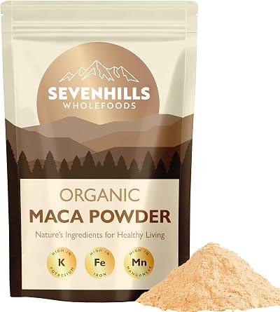 Sevenhills Wholefoods Organic Maca Powder 1kg Peru Vegan Non-GMO Kosher