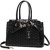 Purse and Handbag for Women Satchel Crossbody Shoulder Bag PU Leather Ladies Top Handle Tote Handbag with Adjustable Strap