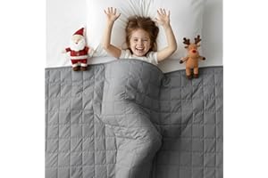 XVCAS Weighted Blanket -5lbs 41"x60" Cooling Heavy Blanket for 60-80lbs with Premium Glass Beads - Soft Thick Big Blankets for All-Season Sleeping Comfort Breathable