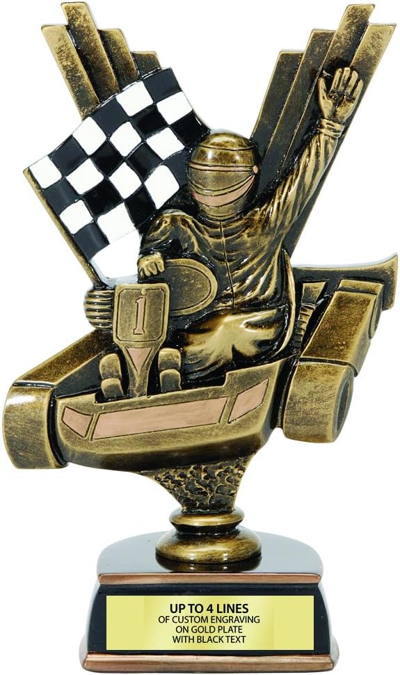 Go Kart Resin Trophy