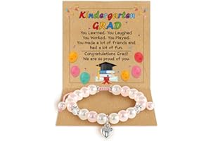 GIFT4U Kindergarten/Preschool / 5th / 8th Graduation Gifts for Her - Class of 2024 Gradaution Bracelets Kindergarten/Preschool / 5th / 8th Graduation Gifts for Her