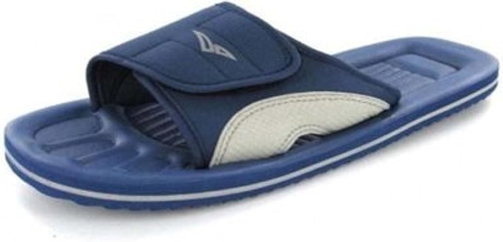 mens flip flops with velcro fastening