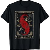 Slipknot Men's Black Tarot Card Goat T-Shirt