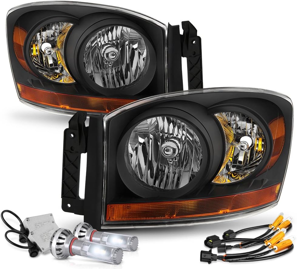 VIPMOTOZ Black Housing OEStyle Headlight