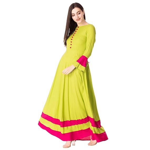 Women's Rayon Anarkali Kurta