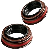 Front Inner Drive Axle Seal 68304271AA Oil Seal, 2Pack | Compatible with Jeep Wrangler JK JKU TJ, 2013-2018 Rubicon, Dana 30 &amp; Dana 44 Front Axles