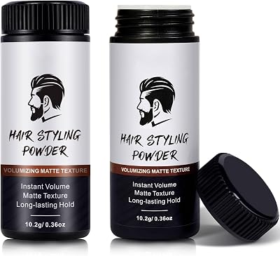 HUALIJIA Hair Styling Powder for Men 2 Pack 10g Matte Texturizing Powder