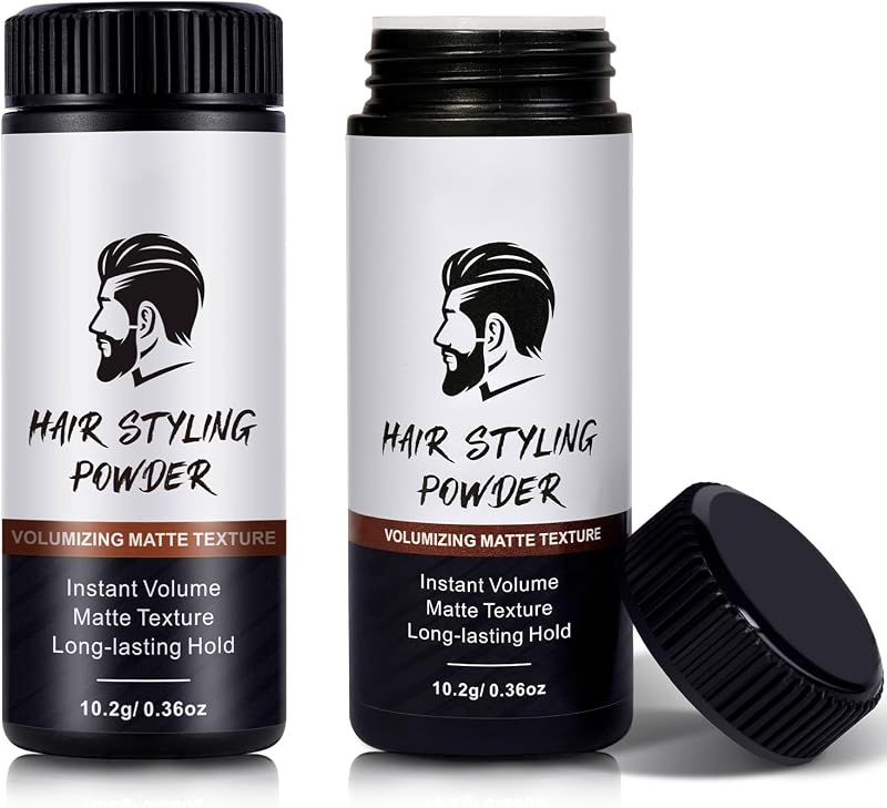 HUALIJIA Hair Styling Powder for Men 2 Pack 10g Matte Texturizing Powder
