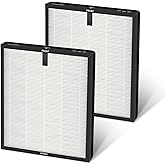 (2 Pack) HAP603 Replacement Filters for ECOSELF HAP603, HAP603WF Air Purifier, HAP603 3-IN-1 Activated Carbon Filter, High-Efficient Filtration for Home # RFHAP603