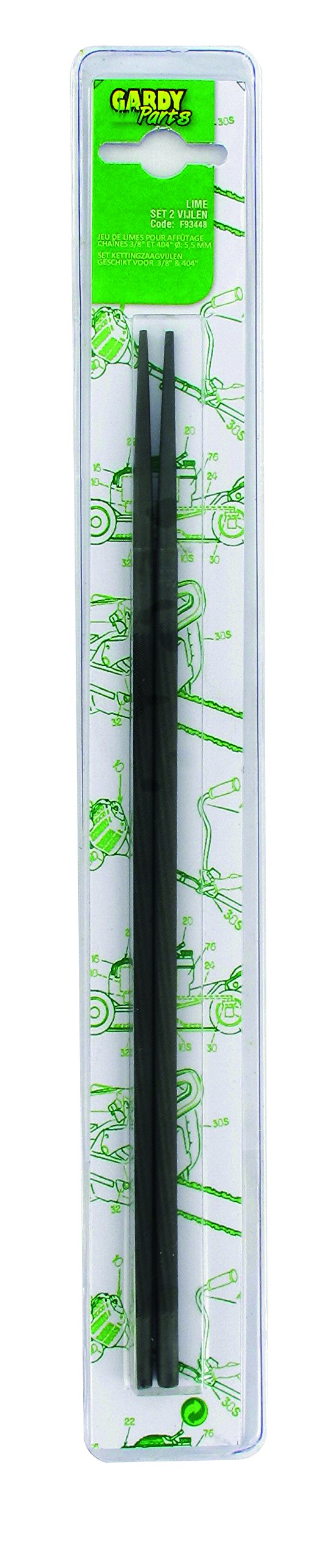 Greenstar Set of Two Sharpening Chain 3/8" Diameter 5.5 cm - 404 PRO - Black