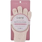 CleanLogic Exfoliating Bath and Shower Gloves, Certified Organic, 1 Pair