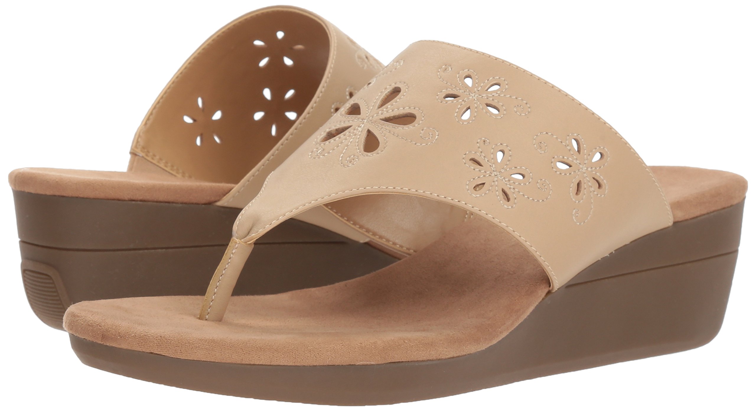 A2 by Aerosoles Women's AIR FLOW Wedge Sandal, light tan, 6 M US - Image 7