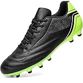 HaloTeam Soccer Shoes Mens Cleats Outdoor Professional Training Turf Football Boots Breathable Athletic Sneaker for AG/FG 6.5 US-11 US