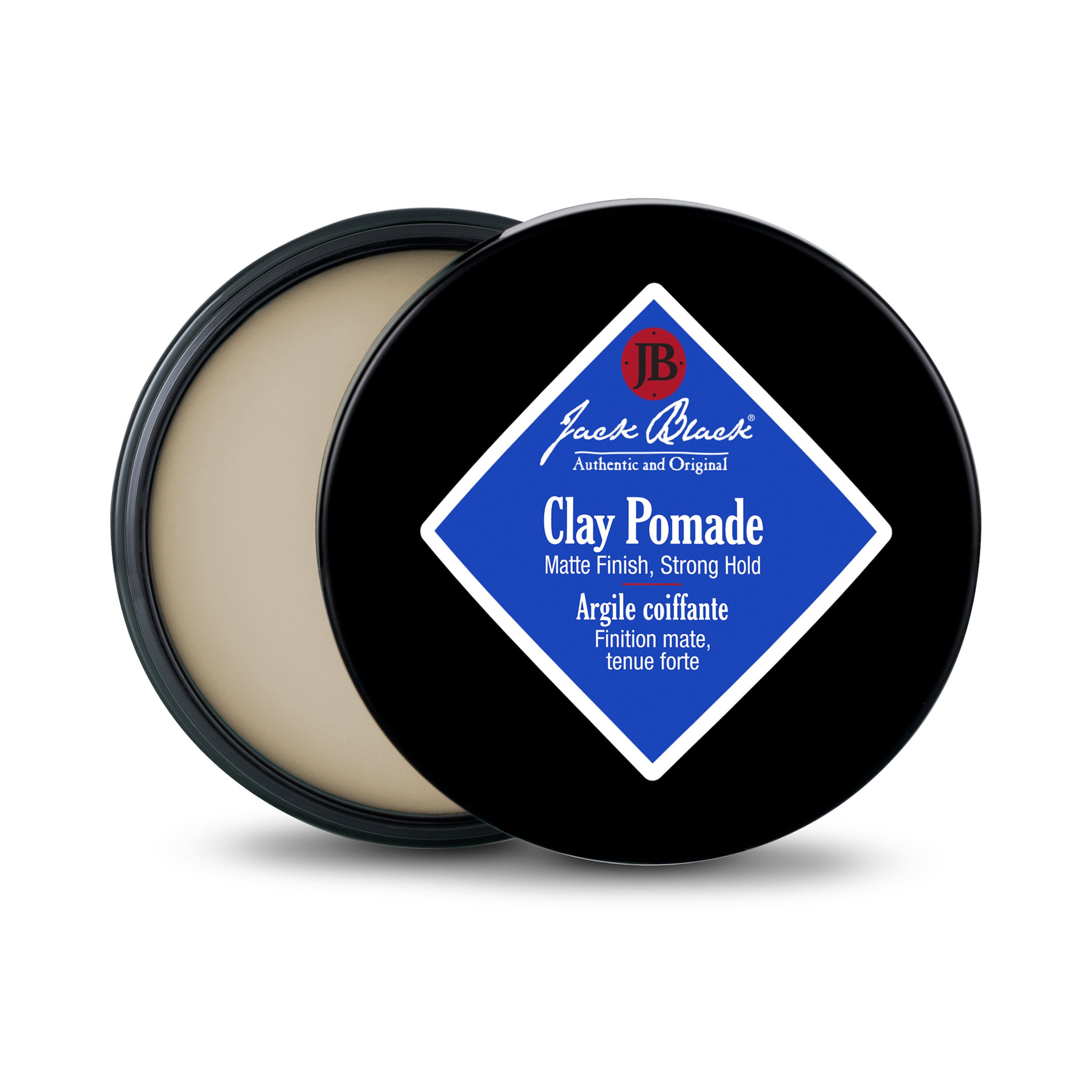 Photo 1 of Jack Black - Clay Pomade, 2.75 oz - PureScience Formula, Hair-Sculpting, Natural-Looking Hold, Matte Finish, Buildable Control, Natural Oils, Botanical Extract, Fragrance Free