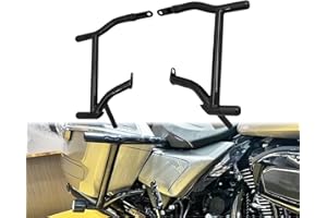 MOTOSIKLETA SaddleBag Guards Rear Saddlebag Crash Bars for Motorcycle Accessories Compatible with Harley Touring Electra Glide FLHT Street Glide FLHX Road Glide FLTRX Road King FLHR 2009-2024