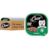 Cesar Filets in Gravy, Adult Wet Dog Food, Turkey Recipe, Wet Food for Dogs, 3.5 oz Trays, 24 Count