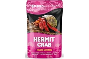 Gargeer 4oz Hermit Crab Multi-Vitamin Supplement. Premium Trace Minerals, Promote Growth, Exoskeleton Formation, Support Molting Process. Enjoy!