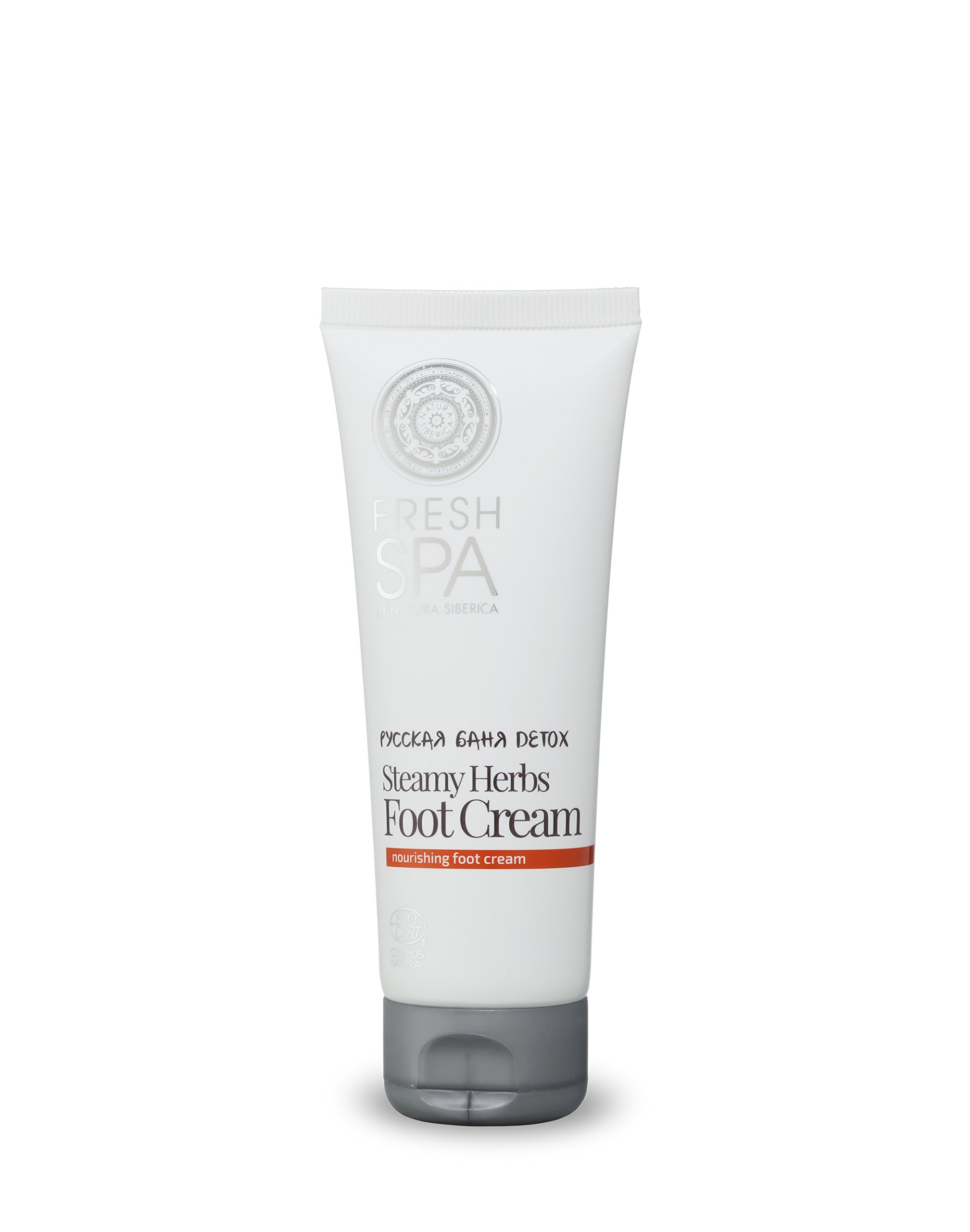 Natura Siberica Fresh Spa Russian Bania Detox Nourishing Steamy Herbs Organic Foot Cream 75Ml