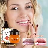 Anulely Honey Peach Lip Mask Balm for Dry Lips Overnight Plumper Moisturiser view 8