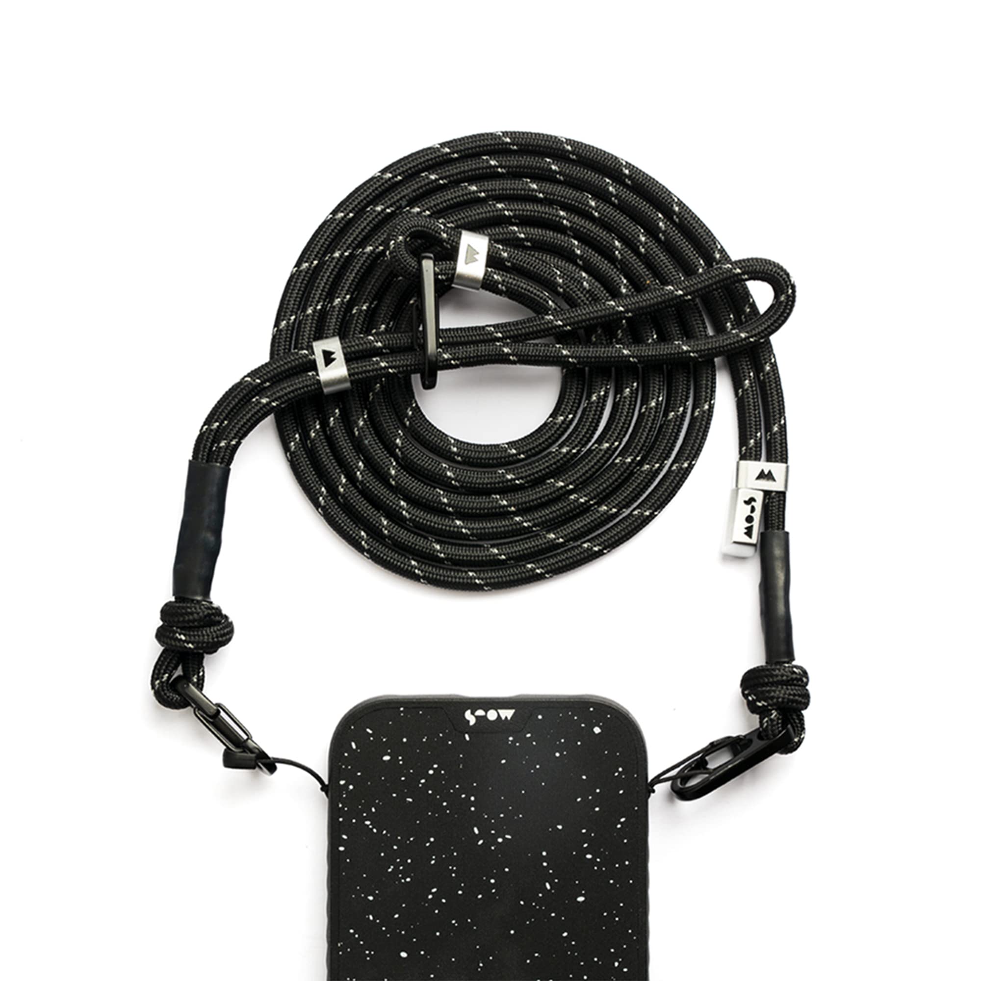 Mous – Phone Lanyard Crossbody with Detachable Wrist Strap – Black