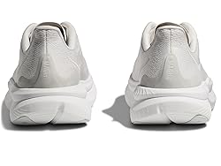 Hoka Women's Mach 6 Sneaker, White/White, 7.5 Wide