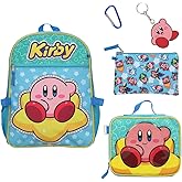 Kirby Warp Star 5 Piece Kids 16" Backpack Set