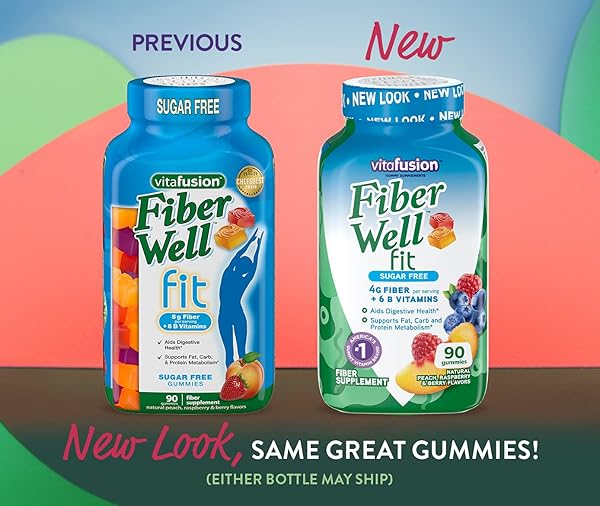 FIBER WELL FIT GUMMIES, 3 PACK (90 COUNT)