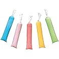 Linvin 2x8 inch Bolsas Para Helado Bolis/Ice Candy Wrappers/Ice Moldes Para Paletas De Helado, Plastic Disposable Ice Popsicle Bags and Icecream Maker (pack of 100)