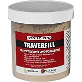 Stone Pro Traverfill - Travertine Hole and Void Repair - 1 Pound - Dark