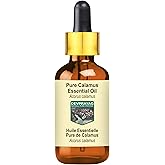 Devprayag Calamus Essential Oil (Acorus Calamus) with Glass Dropper | Pure | Non-Sticky | Non-Greasy | Lightweight | Men & Women | All Skin Types | Steam Distilled 5ml (0.16 oz)