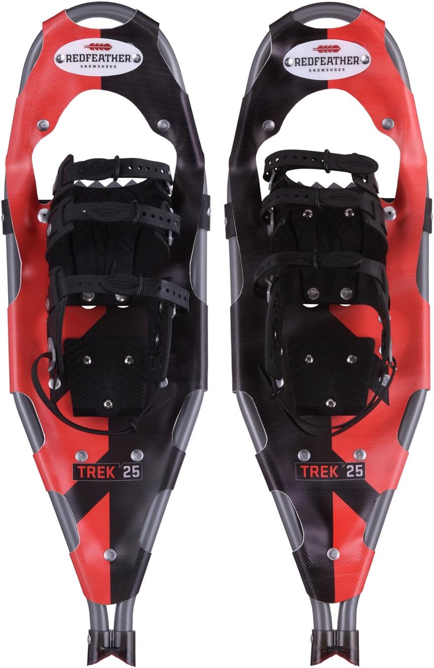 Amazon Com Redfeather Trek Summit Bindings Snowshoe Red 25 Sports Outdoors