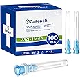Careach 100pcs 23 gauge 1 inch Needles Luer Lock Industrial Lab Accessories, Measuring and Refilling Inks
