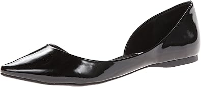 steve madden black patent leather flats