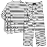 SeeLuNa Lounge Sets for Women Short Sleeve Top Wide Leg Pants Workout Set | Pajamas Set, Mock Neck Shirt, Wide Leg Pants Sets