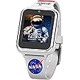 Accutime Kids NASA Astronaut White Educational Learning Touchscreen Smart Watch Toy for Boys, Girls, Toddlers - Selfie Cam, L