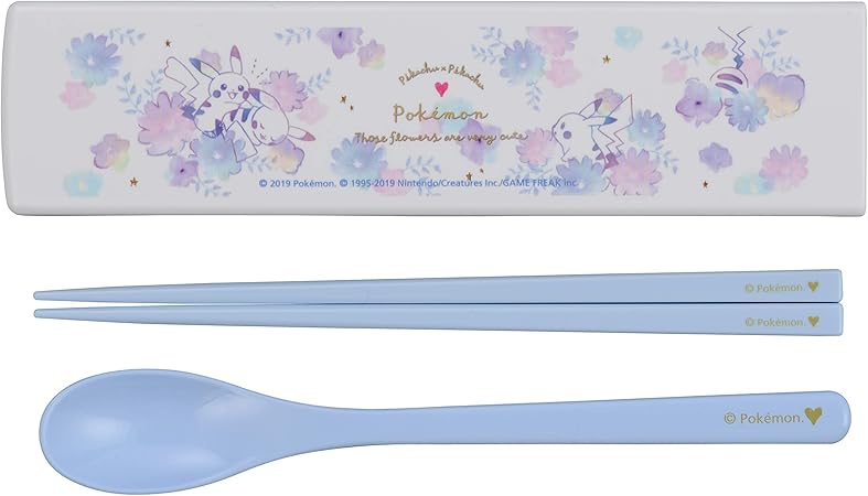 Amazon ポケモンセンターオリジナル 箸 スプーンセット ピカチュウ Flowers おもちゃ雑貨 おもちゃ