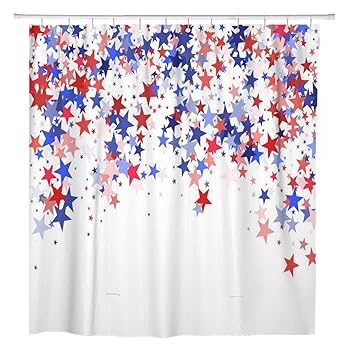 Amazon Com Artsocket Shower Curtain Usa Patriot Day Holiday