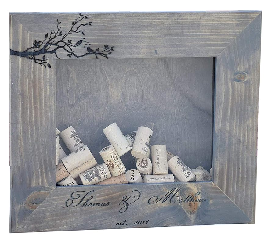 Wine Cork Shadow Box Personalized Wine Cork Shadow Box