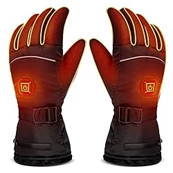 LUWATT Heated Gloves 8H Working Hours Rechargeable