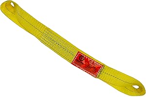 Kennedy Wire Rope & Sling Company 2inches x 2' 2-Ply Twist Eye Polyester Lifting Sling (Various Sizes in Listing) Made in The USA