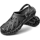 BULLIANT Men Clogs,Comfortable Mules Sandals for Men Women Cushioned Footbed Arch Support-EVA Ligthweight