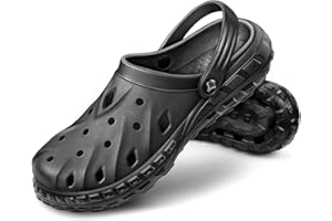 BULLIANT Men Clogs,Comfortable Mules Sandals for Men Women Cushioned Footbed Arch Support-EVA Ligthweight