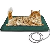 PETNF Outdoor Pet Heating Pads for Dog,Soft Electric Blanket Auto Temperature Control,Heated Mat for Dog House,Whelping Supply for Pregnant New Born Stray Feral Cat Puppy,Safe