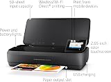 HP OfficeJet 250 Mobile Printer Black and White - 10-Page ADF Build-in Battery view 2