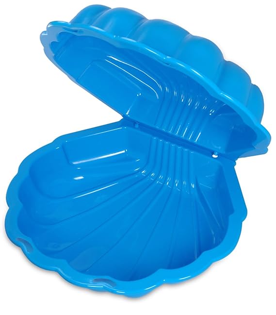 Plastic Outdoor Garden Seashell Design Childrens Sandpit Paddling Pool
