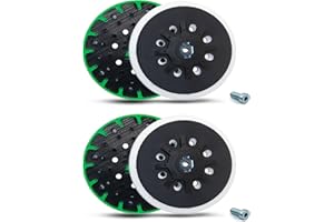 DEEKOOL 2Pack 202458 ETS 150 Soft Sanding Pad 6inch 150mm Compatible with Festool ETS 150/3 EQ,ETS 150/5 EQ, ETS EC 150/3 EQ, ETS EC 150/5 EQ Sander