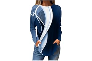 babysbule Womens Graphic Shirts Y2k Long Sleeve Tops Crewneck Sweatshirts Dressy Casual Fall Shirts Comfy Blouses Pullovers