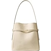 BOSTANTEN Bucket Bag Soft Vegan Leather Purses for Women Trendy Shoulder Handbags with Separate Pouch