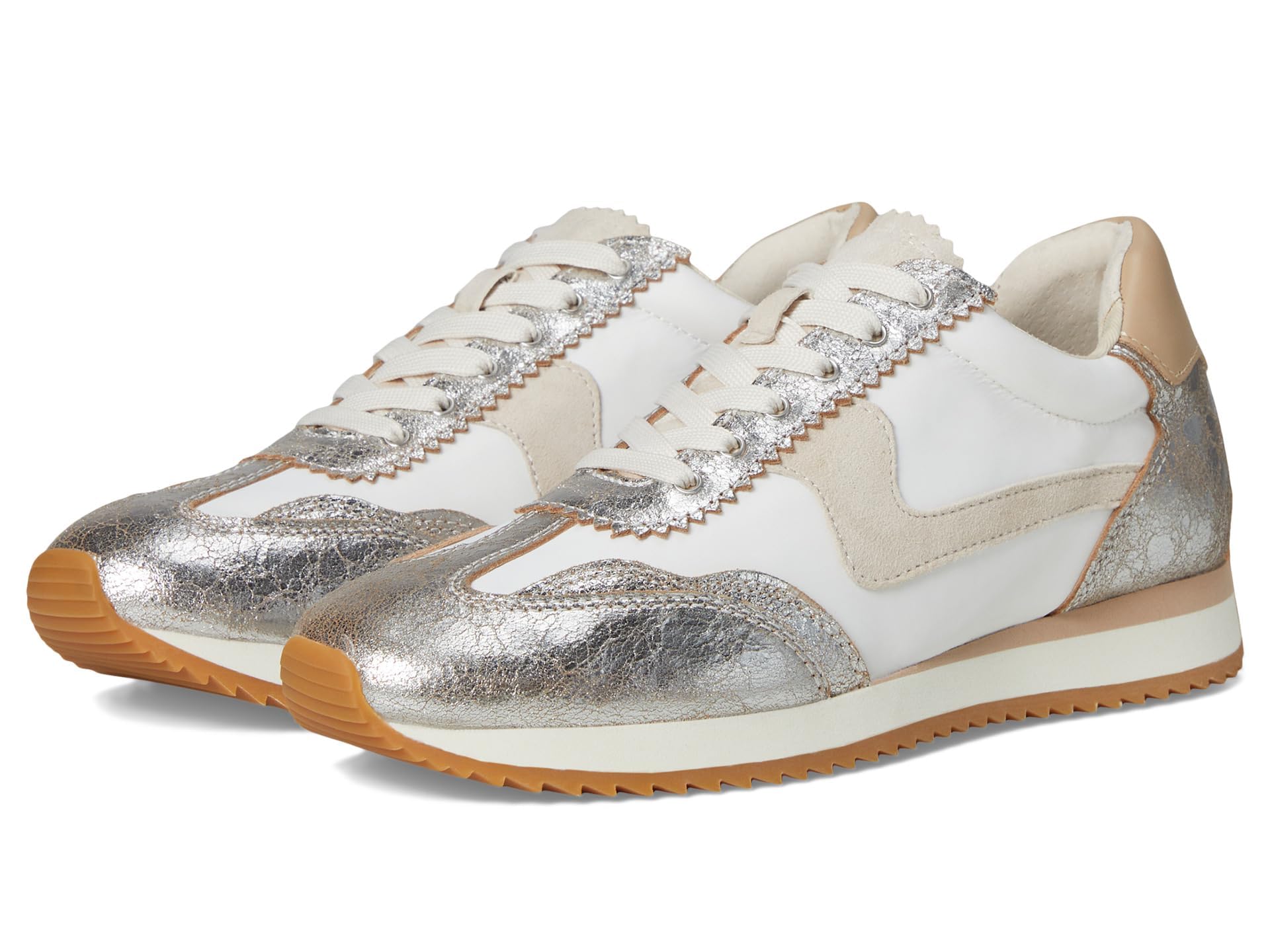 Dolce Vita Women’s B.NTCD Sneaker, Silver Multi Nylon, 6.5