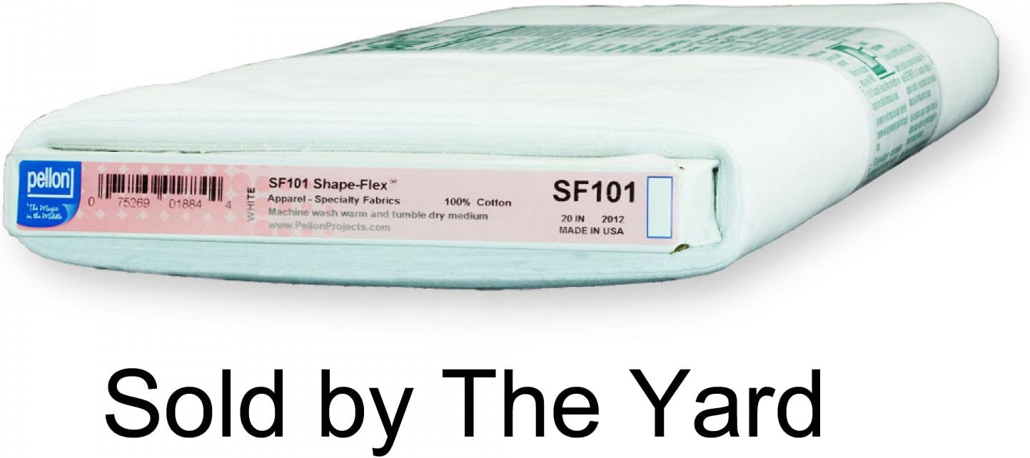 Pellon SF101 ShapeFlex Woven Fusible Interfacing White, Pink/Ivory